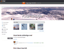 Tablet Screenshot of kvamskogen.bergen360.no